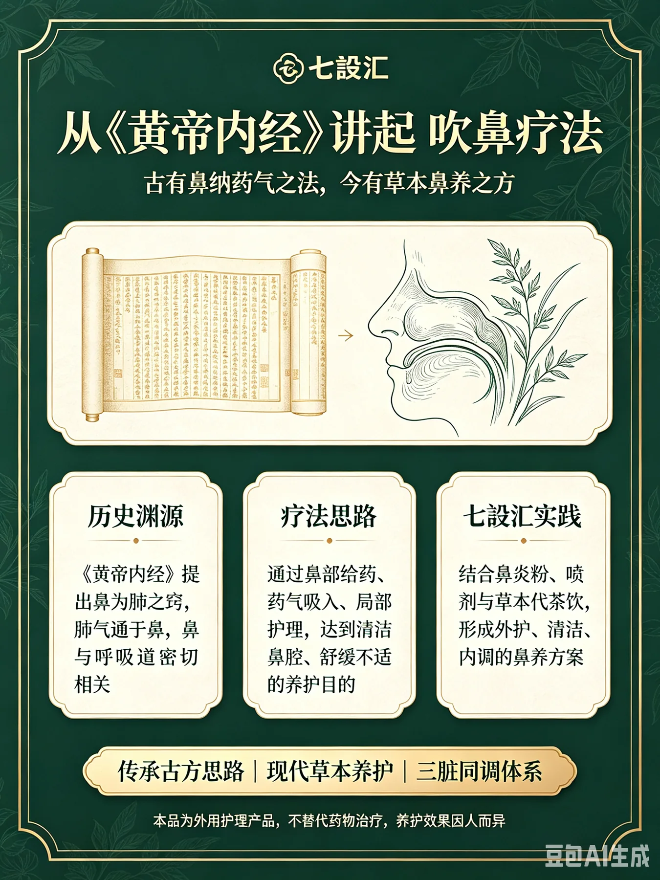 从黄帝内经讲起的吹鼻疗法历史脉络